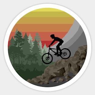 Mountain bike Sticker